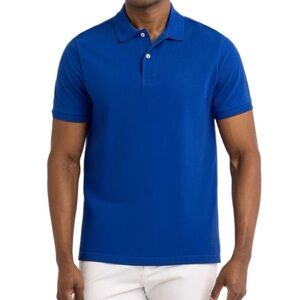 Abercrombie & Fitch | Classic Pique Blue Polo Shirt